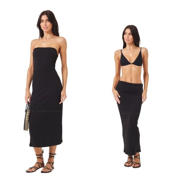 L*space manaia dress Black Size XS - Picture 9 of 9